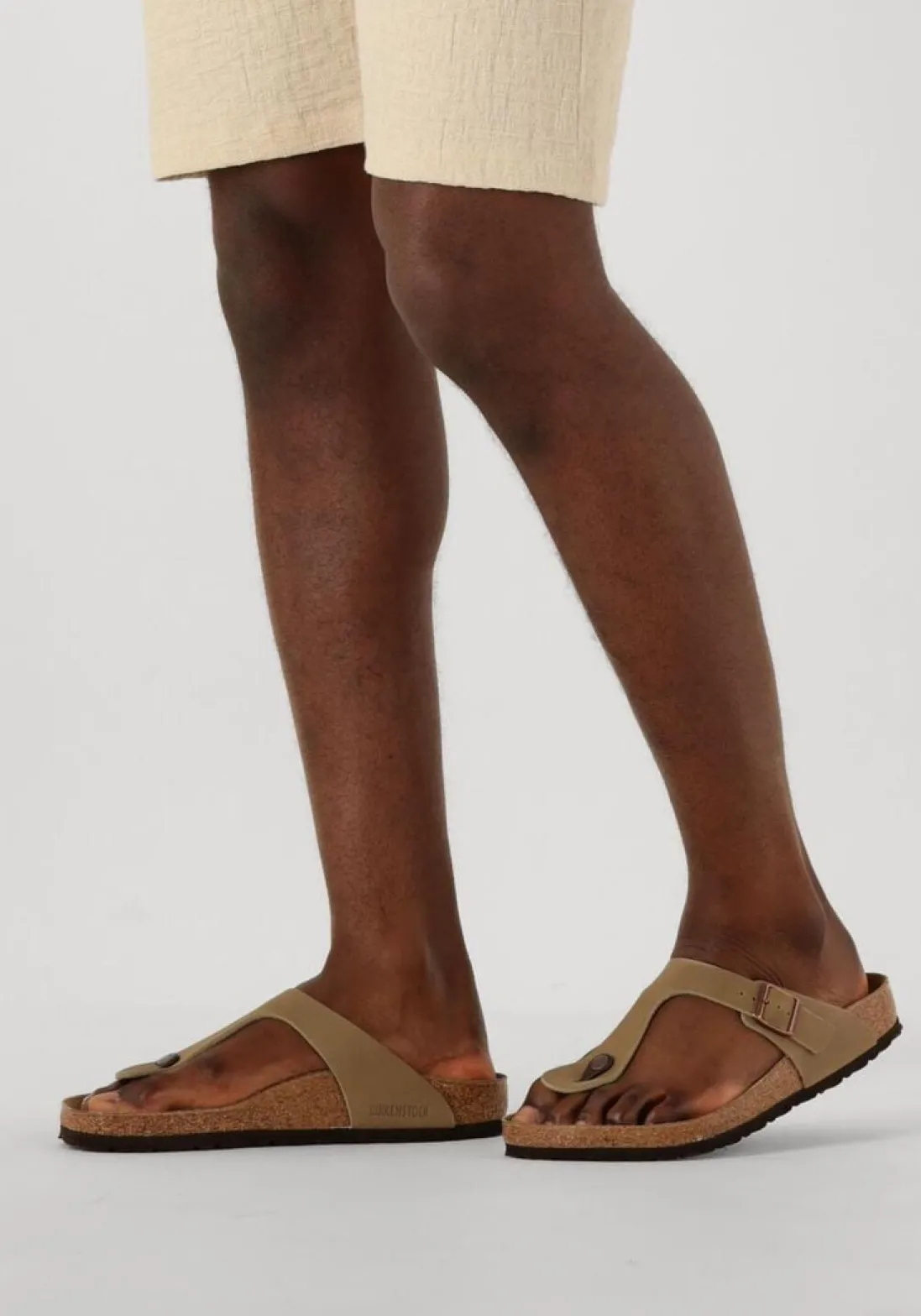 BIRKENSTOCK e teenslippers gizeh heren bruin Best