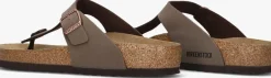 BIRKENSTOCK e teenslippers gizeh heren bruin