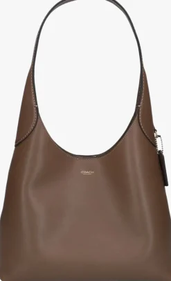 COACH e schoudertas brooklyn 28 bruin Clearance