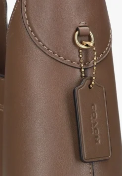 COACH e schoudertas brooklyn 28 bruin Clearance
