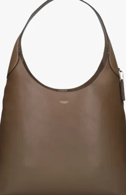 COACH e schoudertas brooklyn shoulder bag 39 bruin New