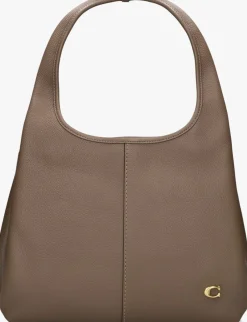 COACH e schoudertas lana bruin Hot