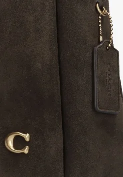 COACH bruine schoudertas lola shoulder bag olijf Hot