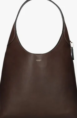 COACH e schoudertas brooklyn shoulder bag 39 bruin Clearance
