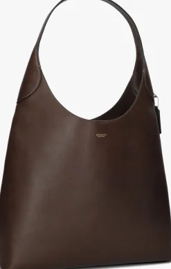 COACH e schoudertas brooklyn shoulder bag 39 bruin Clearance