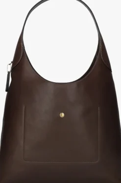 COACH e schoudertas brooklyn shoulder bag 39 bruin Clearance