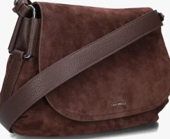 COCCINELLE e schoudertas rebekka suede 15 bruin Online