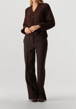 CO'COUTURE e blouses shina lace v-shirt bruin Outlet