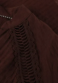 CO'COUTURE e blouses shina lace v-shirt bruin Outlet