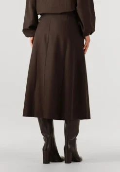 CO'COUTURE e maxirok luna pocket pleat skirt bruin Clearance