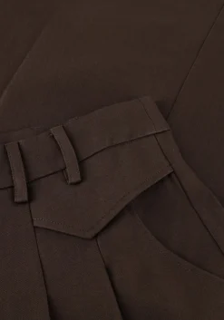 CO'COUTURE e maxirok luna pocket pleat skirt bruin Clearance