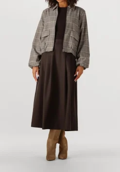 CO'COUTURE e maxirok luna pocket pleat skirt bruin Clearance