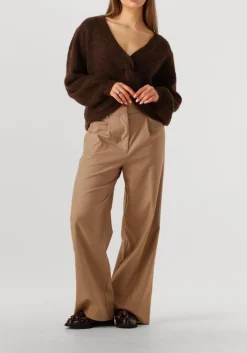 CO'COUTURE e trui cosy twist back knit bruin Online