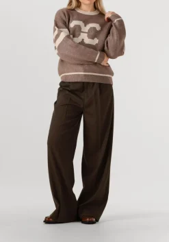 CO'COUTURE e trui row coco logo knit bruin Clearance