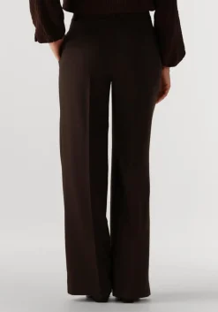 CO'COUTURE e wijde broek vola long wide pant bruin Discount