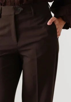 CO'COUTURE e wijde broek vola long wide pant bruin Discount