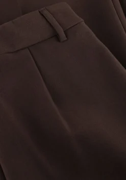 CO'COUTURE e wijde broek vola long wide pant bruin Discount