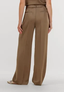 DANTE6 e broeken jules satin smart pants bruin