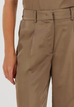 DANTE6 e broeken jules satin smart pants bruin