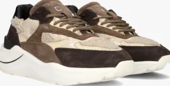 D.A.T.E e lage sneakers fuga dames bruin Discount