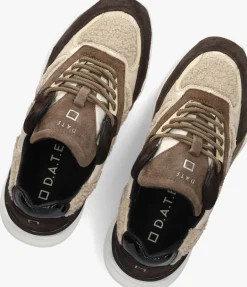 D.A.T.E e lage sneakers fuga dames bruin Discount