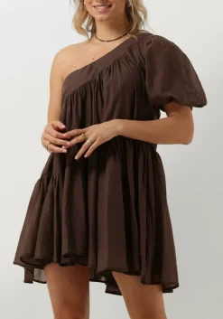 DEVOTION e mini jurk gloria bruin Hot