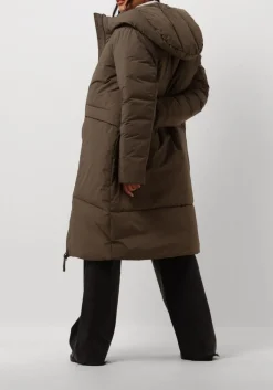 ELVINE e gewatteerde jas eliza bruin