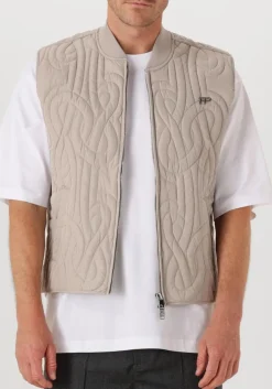 FILLING PIECES e bodywarmer quilted vest bruin Best
