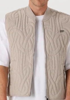 FILLING PIECES e bodywarmer quilted vest bruin Best