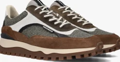 FLORIS VAN BOMMEL e lage sneakers sfm-10156 de grommer bruin Clearance