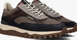 FLORIS VAN BOMMEL e lage sneakers sfm-10156 de grommer bruin Clearance