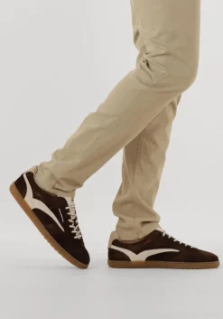 FLORIS VAN BOMMEL e lage sneakers sfm-10224 de zaler bruin