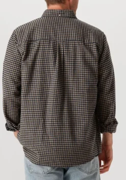 FORÉT e forét casual overhemd creek flannel shirt bruin Online