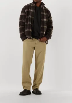 FORÉT e forét jack cabin zip fleece bruin New