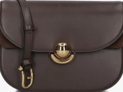 FURLA e schoudertas sfera s crossbody round bruin New
