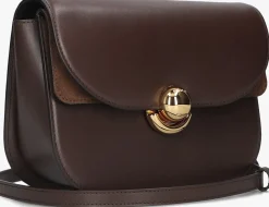 FURLA e schoudertas sfera s crossbody round bruin New