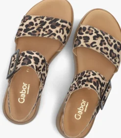 GABOR e platte sandalen 744.4 bruin Best