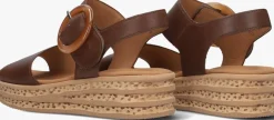 GABOR e platte sandalen 550.2 bruin Best