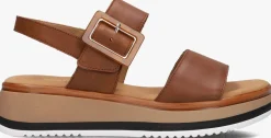 GABOR e platte sandalen 744 bruin Clearance