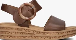 GABOR e platte sandalen 550.2 bruin