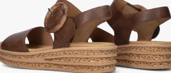 GABOR e platte sandalen 550.2 bruin