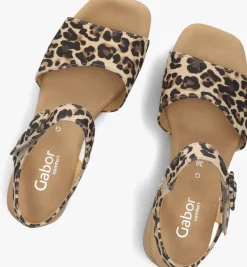 GABOR e sandalen met hak 721.1.0 bruin Hot