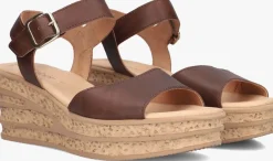 GABOR e sandalen met hak 651 bruin