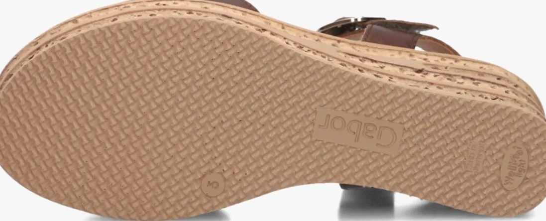 GABOR e sandalen met hak 651 bruin