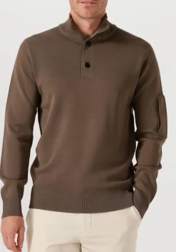 GENTI e trui turtle 3 button ls bruin Hot