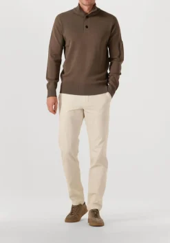 GENTI e trui turtle 3 button ls bruin Hot