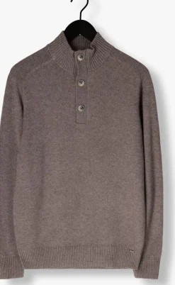GENTILUOMO e trui turtle button+zip ls bruin Discount