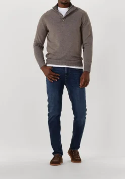 GENTILUOMO e trui turtle button+zip ls bruin Discount