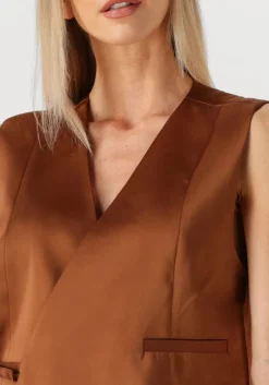 GESTUZ e gilet gzjessie waistcoat bruin Best