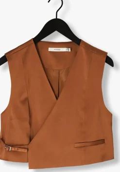 GESTUZ e gilet gzjessie waistcoat bruin Best